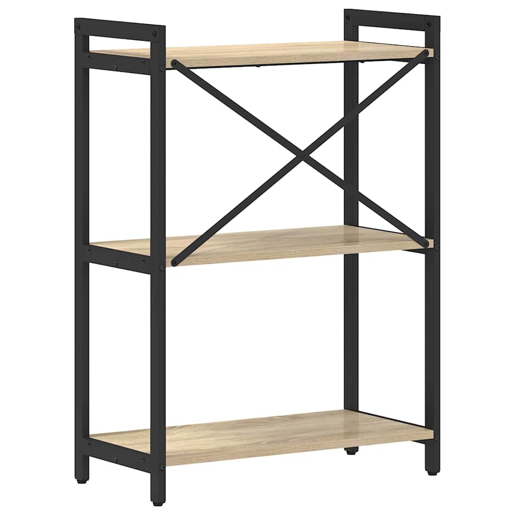 Bücherregal Sonoma-Eiche 60 x 30 x 85 cm Holzwerkstoff