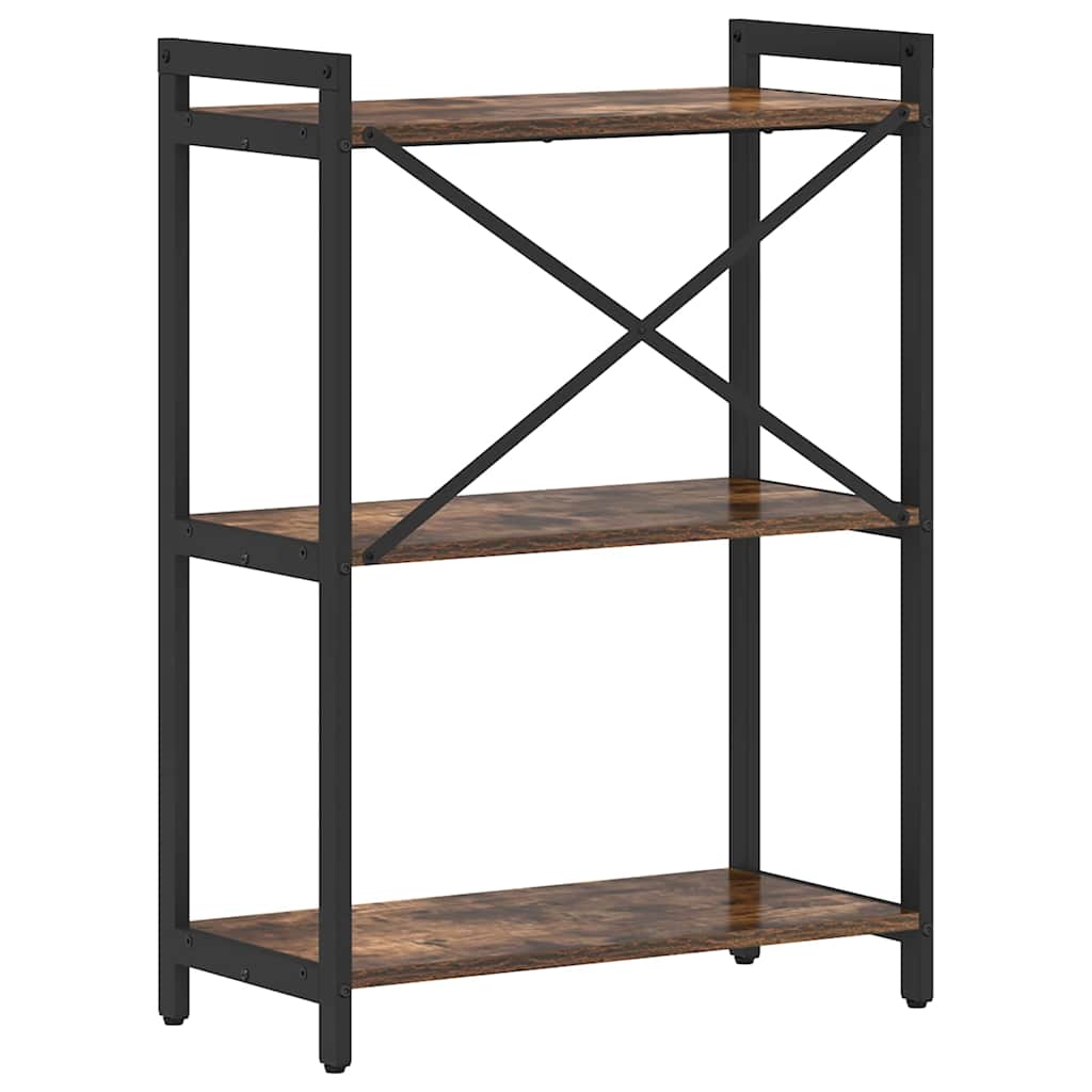 Bücherregal Geräucherte Eiche 60 x 30 x 85 cm Holzwerkstoff