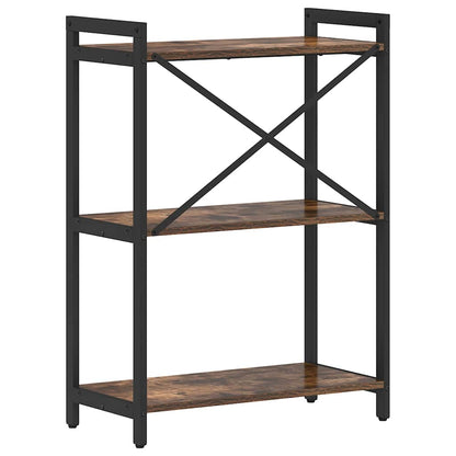 Bücherregal Geräucherte Eiche 60 x 30 x 85 cm Holzwerkstoff