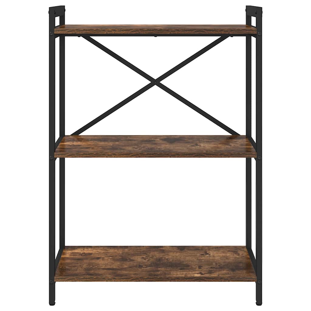 Bücherregal Geräucherte Eiche 60 x 30 x 85 cm Holzwerkstoff