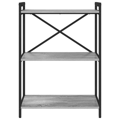 Bücherregal Grau Sonoma 60 x 30 x 85 cm Holzwerkstoff