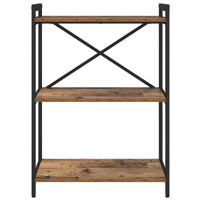 vidaXL Bibliothèque en bois de récupération 60 x 30 x 85 cm Bois d'ingénierie