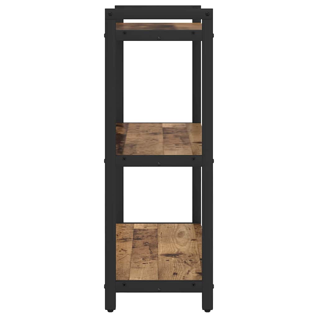 vidaXL Bibliothèque en bois de récupération 60 x 30 x 85 cm Bois d'ingénierie