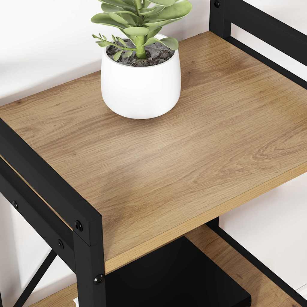 vidaXL Bücherregal Artisan-Eiche 60 x 30 x 85 cm Holzwerkstoff