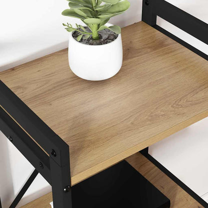 vidaXL Bücherregal Artisan-Eiche 60 x 30 x 85 cm Holzwerkstoff