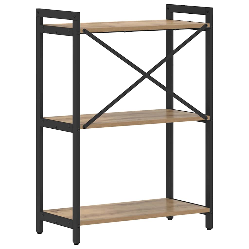 vidaXL Bücherregal Artisan-Eiche 60 x 30 x 85 cm Holzwerkstoff