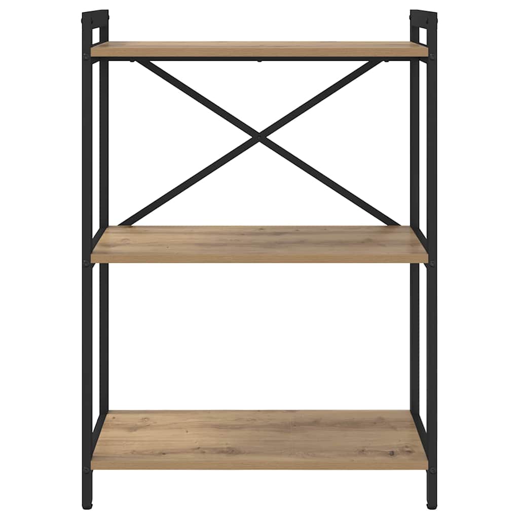 vidaXL Bücherregal Artisan-Eiche 60 x 30 x 85 cm Holzwerkstoff