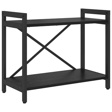 vidaXL Bücherregal Schwarz Eichen-Optik 60 x 30 x 50 cm Holzwerkstoff
