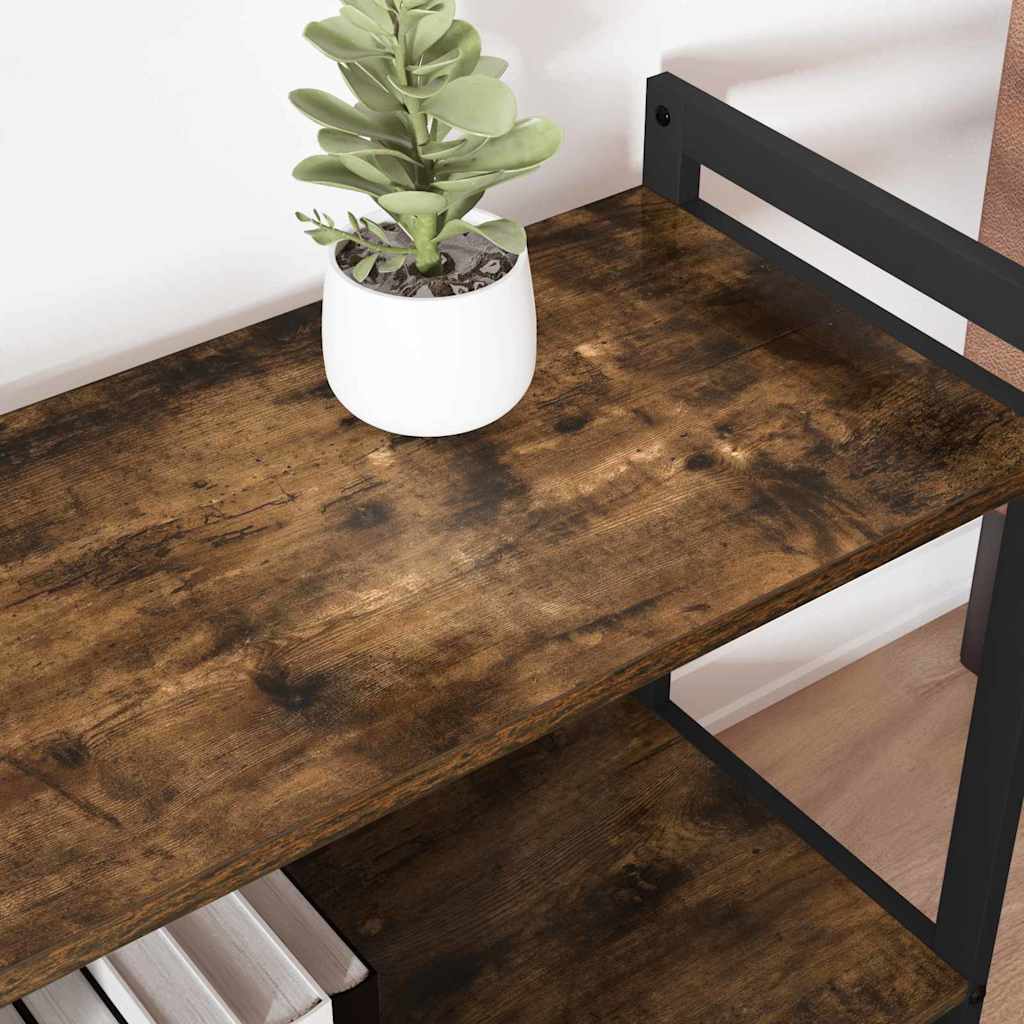 vidaXL Bücherregal Geräucherte Eiche 60 x 30 x 50 cm Holzwerkstoff