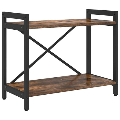 vidaXL Bücherregal Geräucherte Eiche 60 x 30 x 50 cm Holzwerkstoff