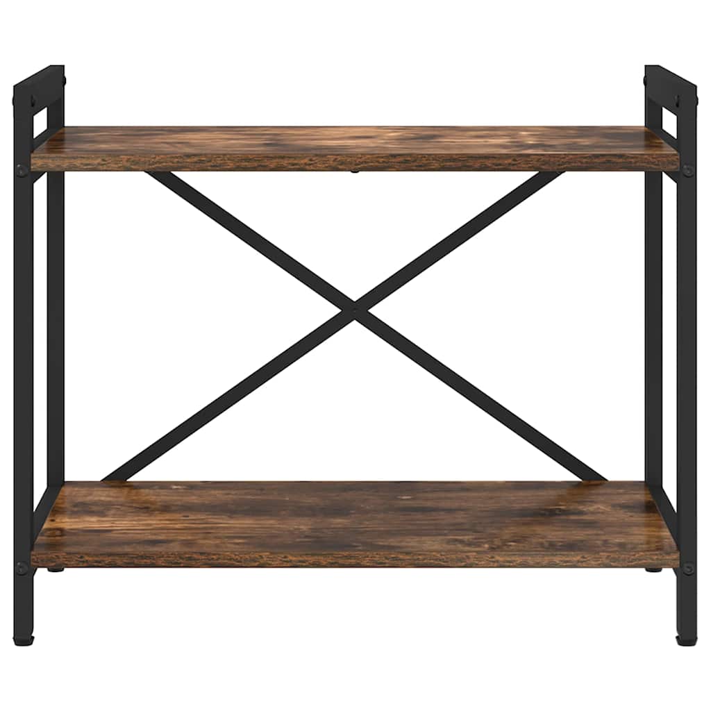 vidaXL Bücherregal Geräucherte Eiche 60 x 30 x 50 cm Holzwerkstoff