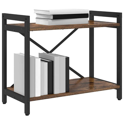 vidaXL Bücherregal Geräucherte Eiche 60 x 30 x 50 cm Holzwerkstoff