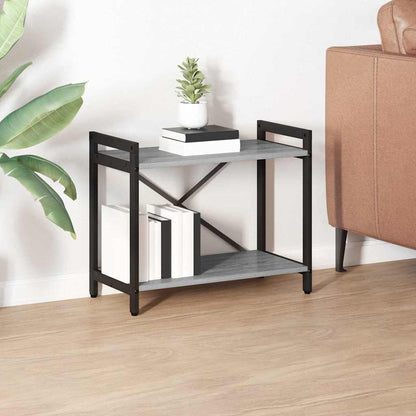 Bücherregal Grau Sonoma 60 x 30 x 50 cm Holzwerkstoff