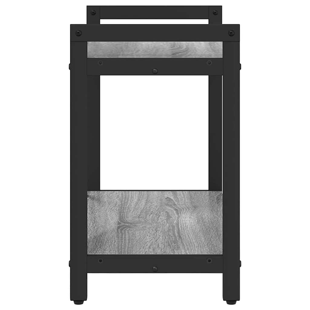 Bücherregal Grau Sonoma 60 x 30 x 50 cm Holzwerkstoff