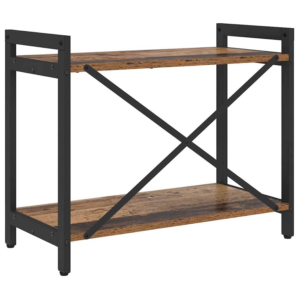 vidaXL Bücherregal Altholz 60 x 30 x 50 cm Holzwerkstoff
