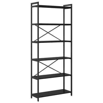 vidaXL Bücherregal Schwarz Eichen-Optik 40 x 30 x 85 cm Holzwerkstoff