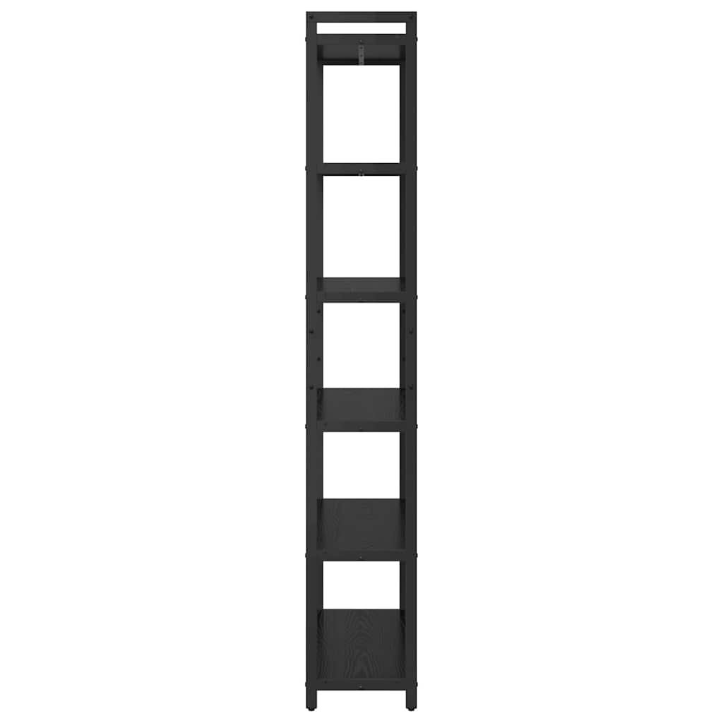 vidaXL Bücherregal Schwarz Eichen-Optik 40 x 30 x 85 cm Holzwerkstoff
