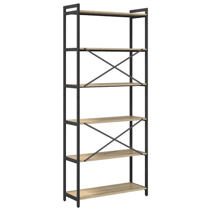 Bücherregal Sonoma-Eiche 40 x 30 x 85 cm Holzwerkstoff