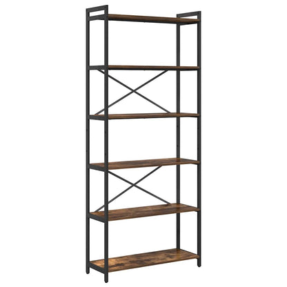 vidaXL Bücherregal Geräucherte Eiche 40 x 30 x 85 cm Holzwerkstoff