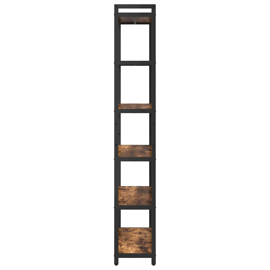 vidaXL Bücherregal Geräucherte Eiche 40 x 30 x 85 cm Holzwerkstoff
