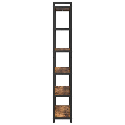 vidaXL Bücherregal Geräucherte Eiche 40 x 30 x 85 cm Holzwerkstoff