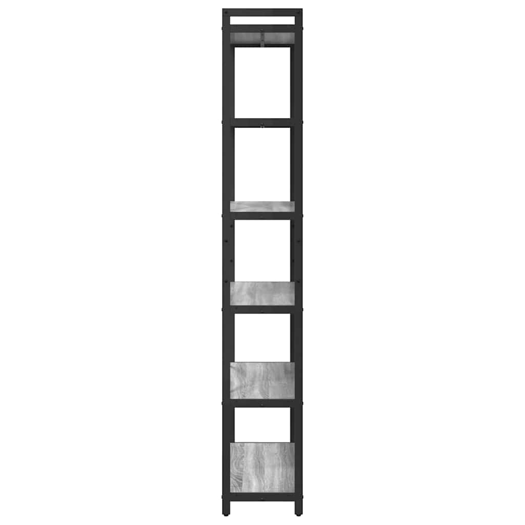 vidaXL Bücherregal Grau Sonoma 40 x 30 x 85 cm Holzwerkstoff
