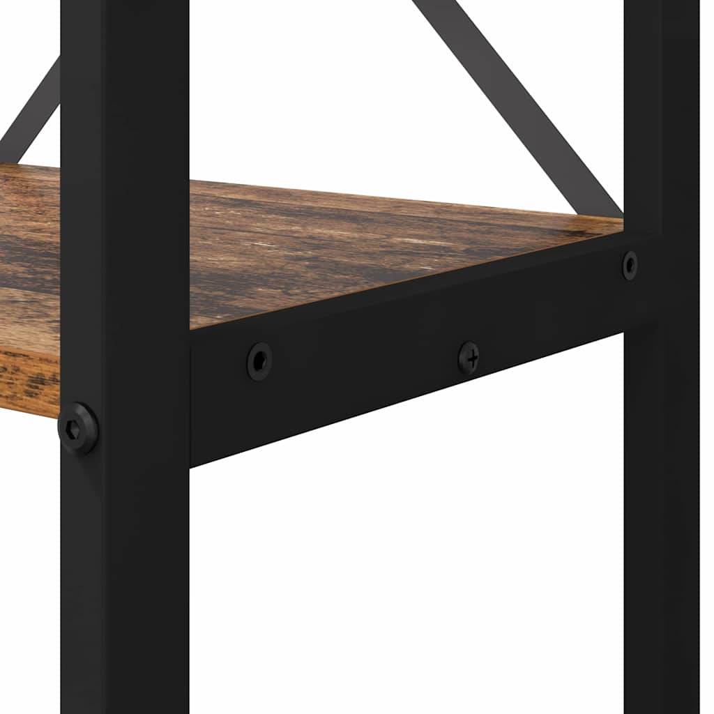 vidaXL Bücherregal Altholz 40 x 30 x 85 cm Holzwerkstoff