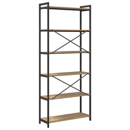 vidaXL Bücherregal Artisan-Eiche 40 x 30 x 85 cm Holzwerkstoff