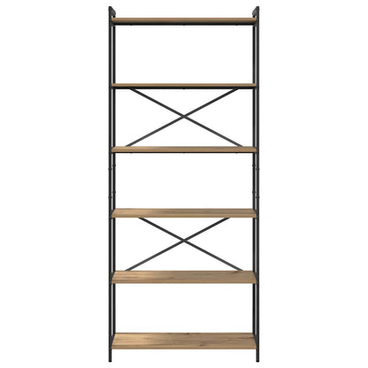 vidaXL Bücherregal Artisan-Eiche 40 x 30 x 85 cm Holzwerkstoff