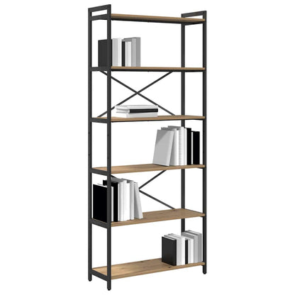 vidaXL Bücherregal Artisan-Eiche 40 x 30 x 85 cm Holzwerkstoff