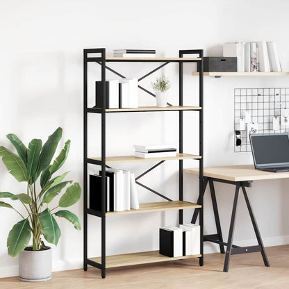 vidaXL Bücherregal Sonoma-Eiche 80 x 30 x 155 cm Holzwerkstoff