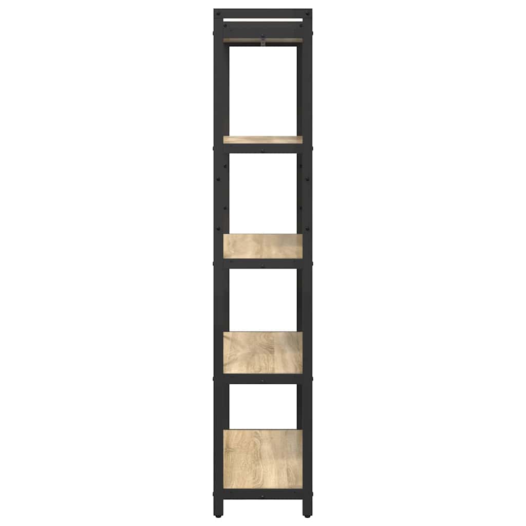 vidaXL Bücherregal Sonoma-Eiche 80 x 30 x 155 cm Holzwerkstoff