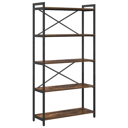 vidaXL Bücherregal Geräucherte Eiche 80 x 30 x 155 cm Holzwerkstoff