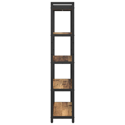 vidaXL Bibliothèque en bois de récupération 80 x 30 x 155 cm Bois d'ingénierie