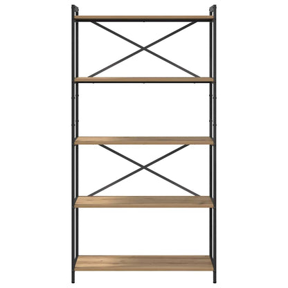 Bücherregal Artisan-Eiche 80 x 30 x 155 cm Holzwerkstoff