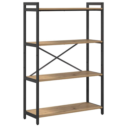 vidaXL Bücherregal Artisan-Eiche 80 x 30 x 120 cm Holzwerkstoff