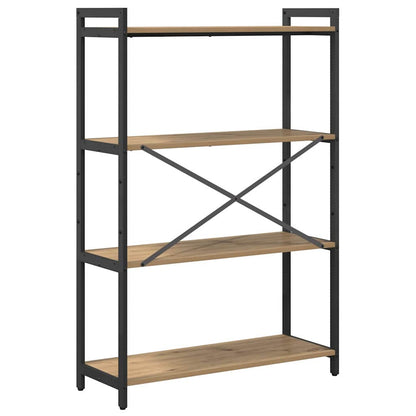 vidaXL Bücherregal Artisan-Eiche 80 x 30 x 120 cm Holzwerkstoff