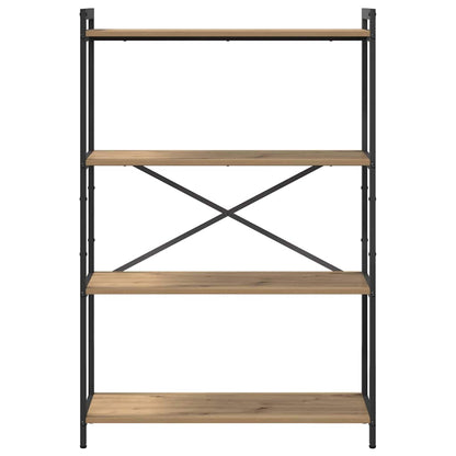 vidaXL Bücherregal Artisan-Eiche 80 x 30 x 120 cm Holzwerkstoff