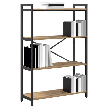 vidaXL Bücherregal Artisan-Eiche 80 x 30 x 120 cm Holzwerkstoff