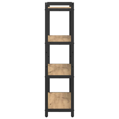 vidaXL Bücherregal Artisan-Eiche 80 x 30 x 120 cm Holzwerkstoff