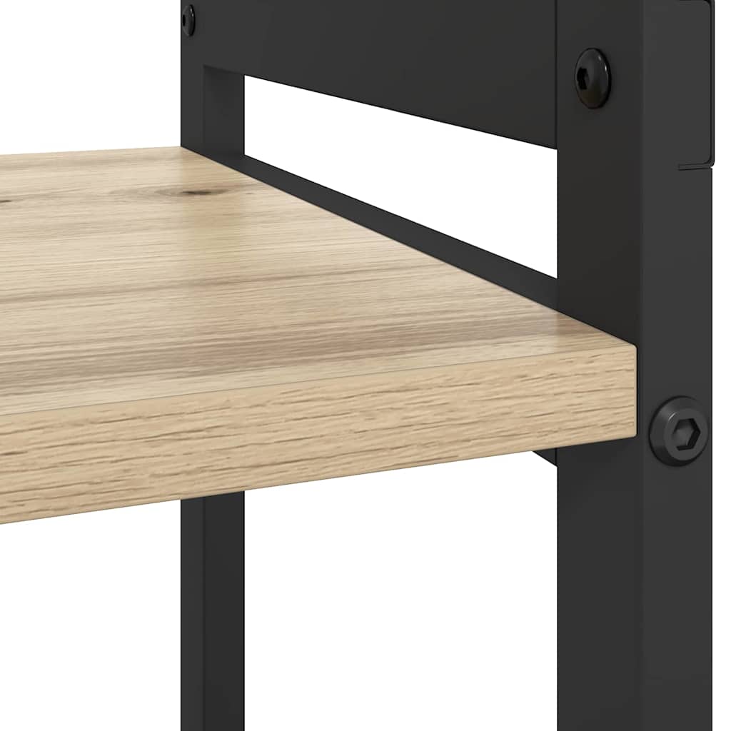 vidaXL Bücherregal Sonoma-Eiche 80 x 30 x 85 cm Holzwerkstoff
