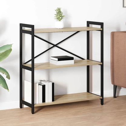 vidaXL Bücherregal Sonoma-Eiche 80 x 30 x 85 cm Holzwerkstoff