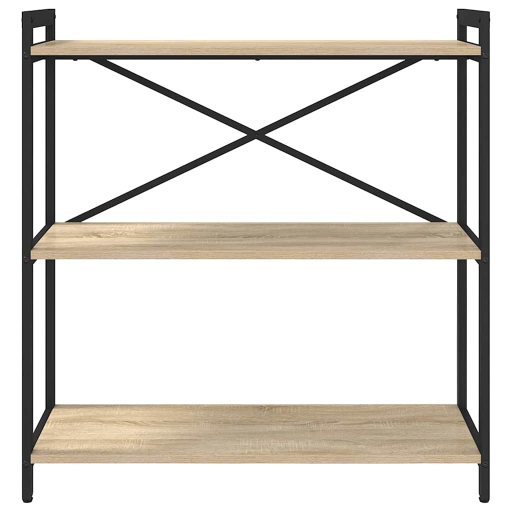 vidaXL Bücherregal Sonoma-Eiche 80 x 30 x 85 cm Holzwerkstoff