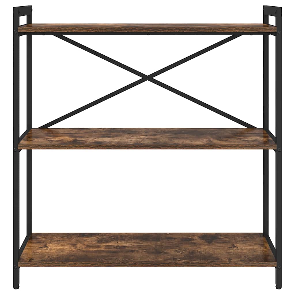 Bücherregal Geräucherte Eiche 80 x 30 x 85 cm Holzwerkstoff