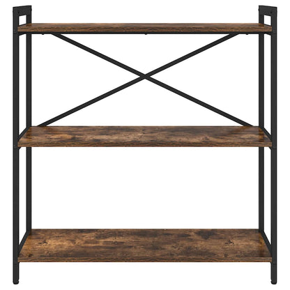 Bücherregal Geräucherte Eiche 80 x 30 x 85 cm Holzwerkstoff