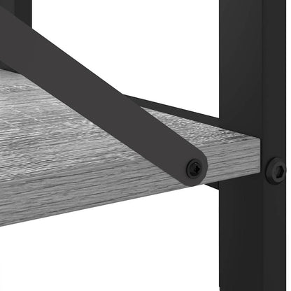 vidaXL Bücherregal Grau Sonoma 80 x 30 x 85 cm Holzwerkstoff