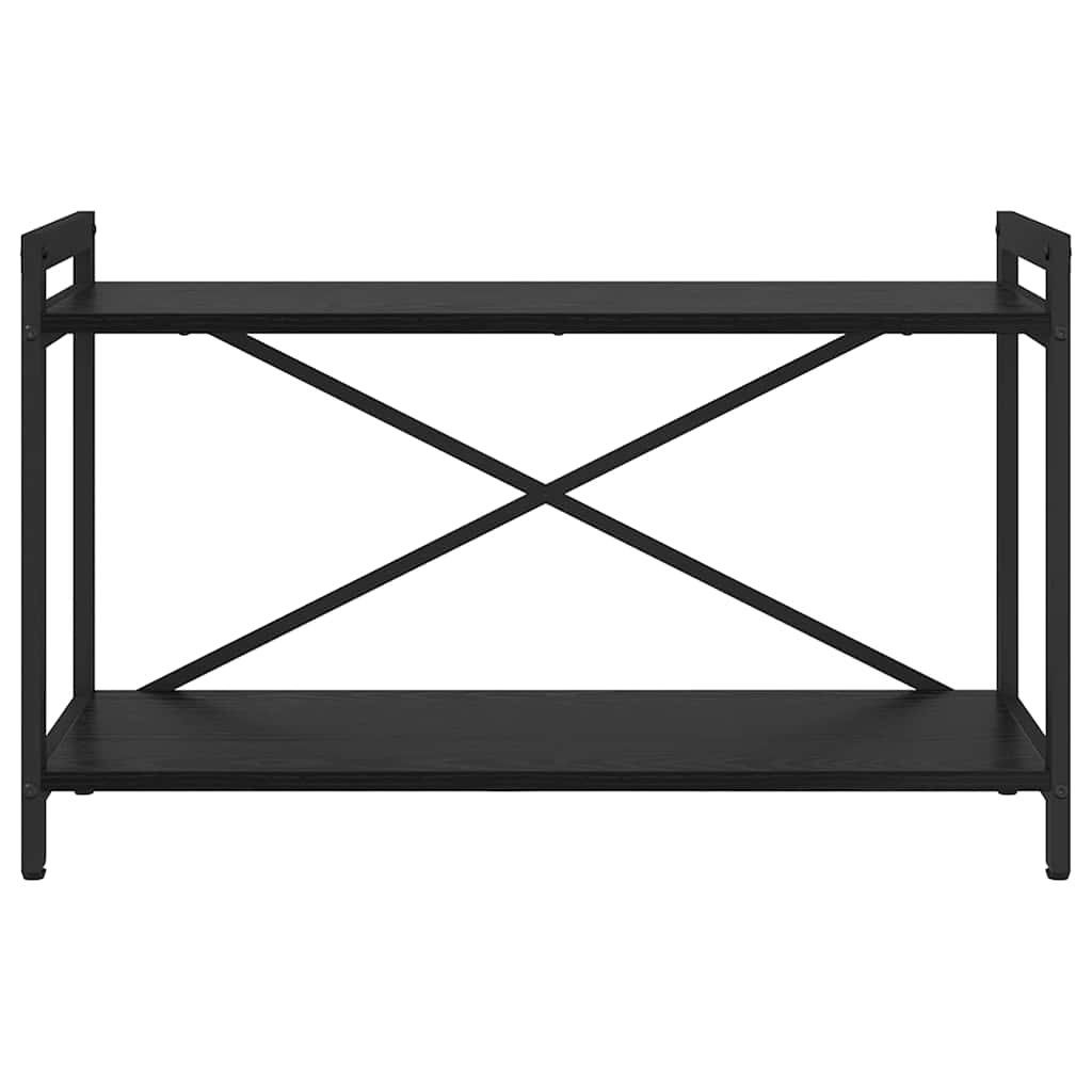 Bücherregal Schwarz Eichen-Optik 40 x 30 x 85 cm Holzwerkstoff