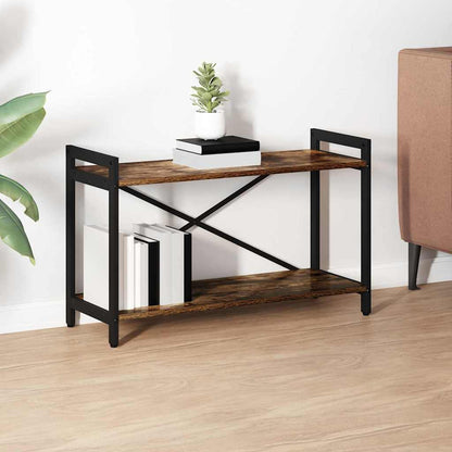 vidaXL Bücherregal Geräucherte Eiche 40 x 30 x 85 cm Holzwerkstoff