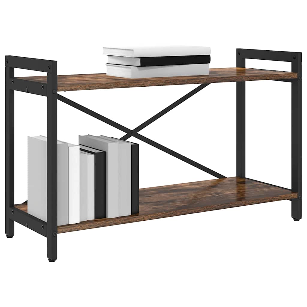 vidaXL Bücherregal Geräucherte Eiche 40 x 30 x 85 cm Holzwerkstoff