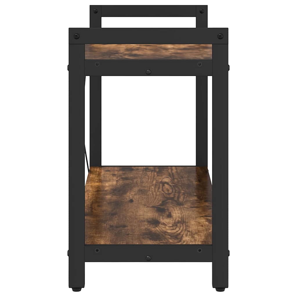 vidaXL Bücherregal Geräucherte Eiche 40 x 30 x 85 cm Holzwerkstoff